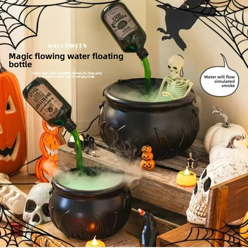 Halloween Decorations Personalized Gifts With Floating Bottle Skull LED Lights For Spooky Witchcraft Theme Home Party Props