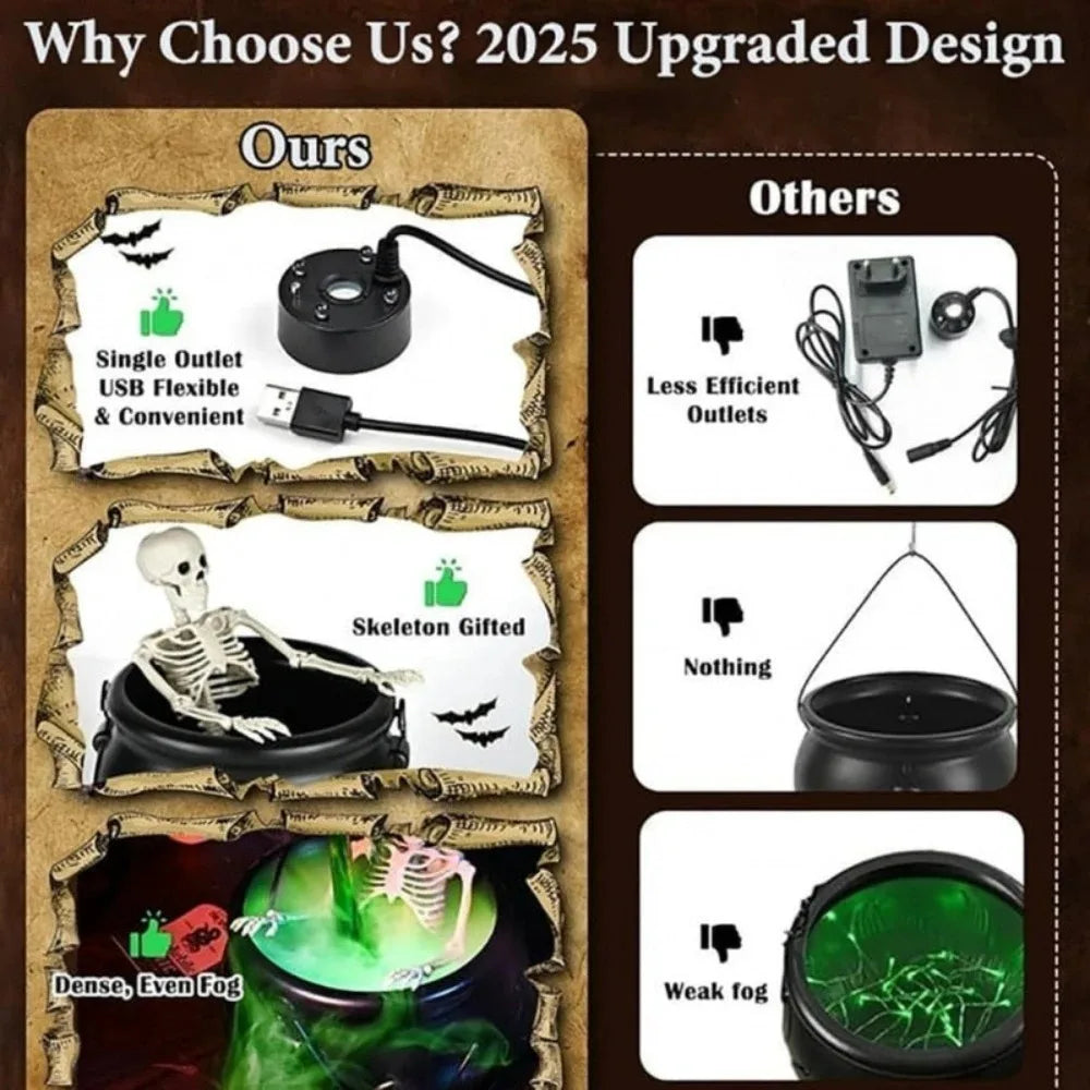 Halloween Decorations Personalized Gifts With Floating Bottle Skull LED Lights For Spooky Witchcraft Theme Home Party Props